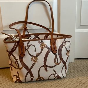 Lauren ralph lauren leather bridle bag